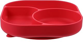 CIMAXIC 1Pc Placa De Jantar Utensílio De Silicone Resto Placas De Sucção Para Crianças Placas De Sucção Para Crianças Placa De Sucção De Silicone Durável Bebê Otário Talheres Utensílios