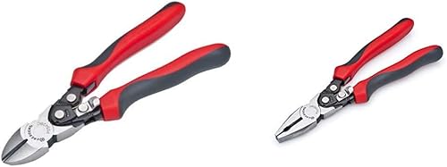 Crescent Alicates de corte de material dual de acción compuesta diagonal de 8 pulgadas Pro Series - PS5429C y Crescent Pro Series Linesman de acción