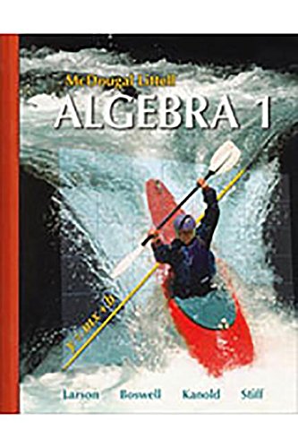 McDougal Littell Algebra 1: Student Edition 2008      Hardcover – July 5, 2007