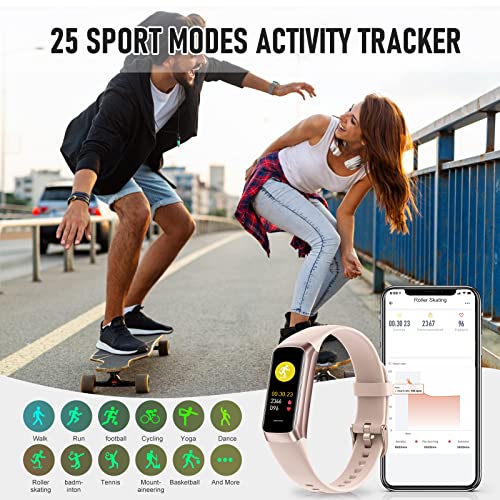 Bakoor Fitness Tracker, Step Tracker With 1.10''Amoled Touch Color Screen, Activity Tracker With Sleep Tracker Calorie Counter Pedometer thumb #4