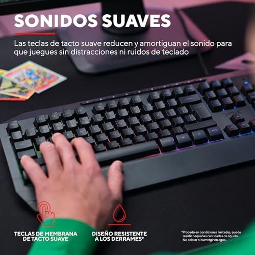 Clavier Gaming GXT 836 Evocx Trust membrane éclairage RVB noir