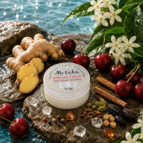 Image of Solid Perfume CR7 | Al Zeba CR7 Solid Perfume Cream 9.9g | Alcohol-Free Long Lasting Fragrance Balm for Men & Women | Pocket Size
