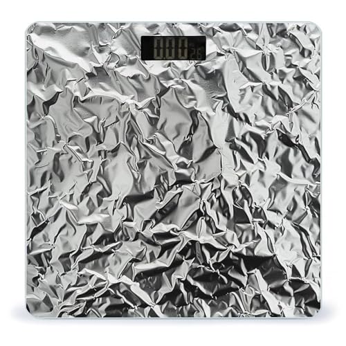 Báscula Digital de Baño con Vidrio Templado y LCD