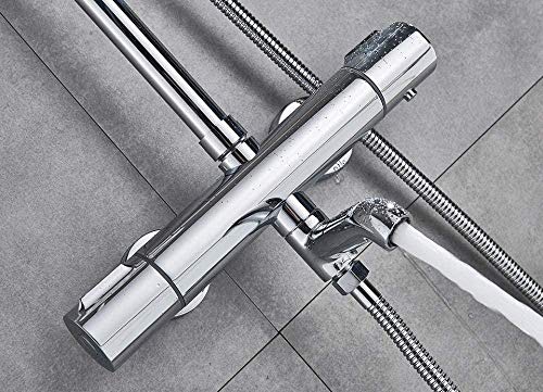 Ensemble de douche thermostatique pour réguler l'eau chaude et froide