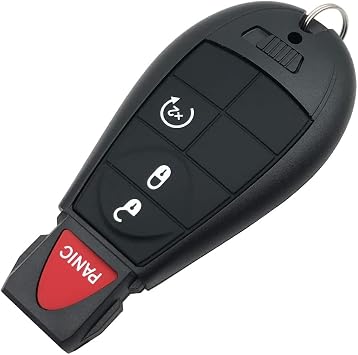 Horande Replacement Key Fob Cover Case fit for 2013-2018 Dodge Ram 1500 2500 3500 Keyless Entry Remote Key Fob Shell GQ4-53T