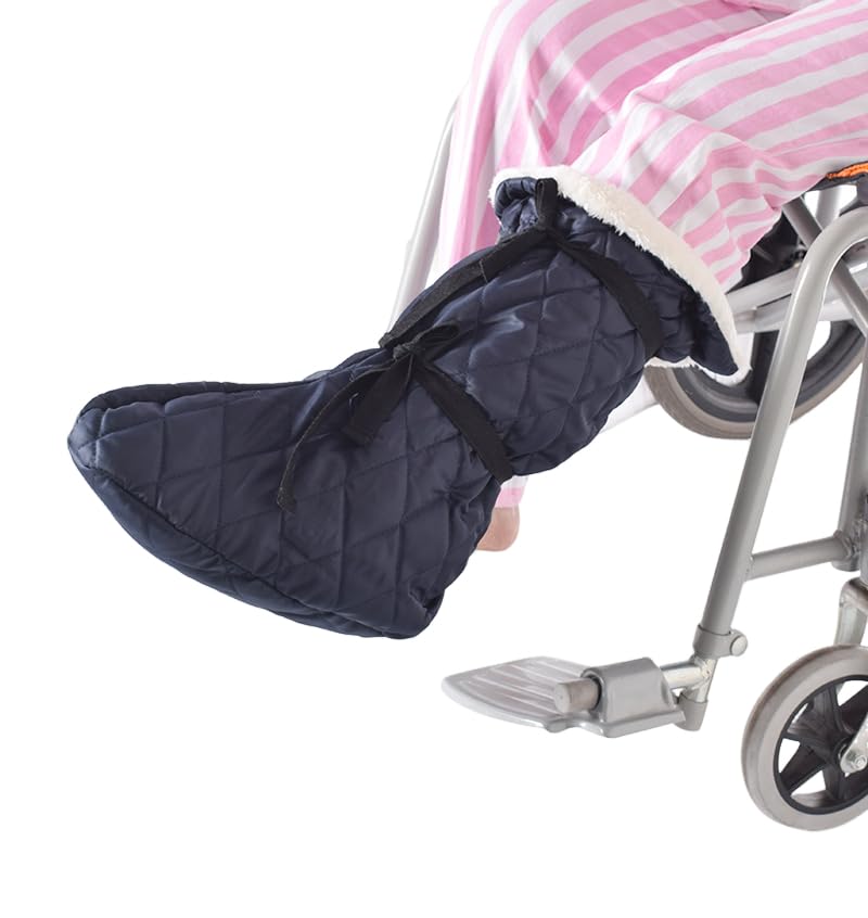 Calcetín cálido de invierno con forro de felpa y yeso, protector de escayola, calentador de pies rotos, calcetines térmicos para botas de caminar para mantener la protección del calor del yeso, pie