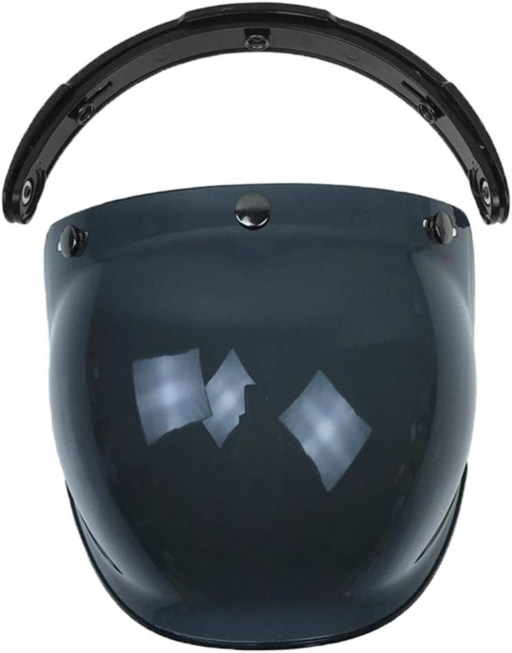 Open Face Helmet Visor Motorcycle Helmet Bubble Visor Pc Lens Dark Blue| Helmets| Helmets| Motors|• Motors|1 Piece Motorcycle Helmet Bubble Visor