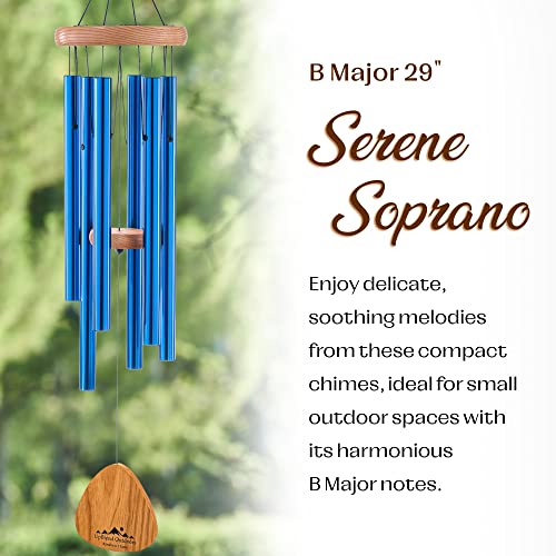 Upblend Kindness 29" Blue Wind Chimes For Outside - Decorations For Home Zen, Patio, Yard, And Garden Decor, Outdoor Windchimes For Clearance, Sympathy Gift, Housewarming Gift For New House #TOP1