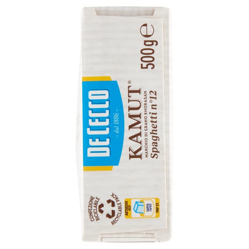 20x De Cecco nudeln Pasta Spaghetti N. 12 Kamut Marke von Khorasan-Weizen 500g + Italian Gourmet polpa 400g
