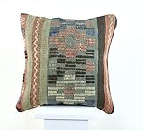 cojines kilim barcelona  Funda de Cojín Kilim 40x40 cm Kilim Cojines Funda de Cojin Etnico Kilim Hecha a Mano Almohada Kelim A1152