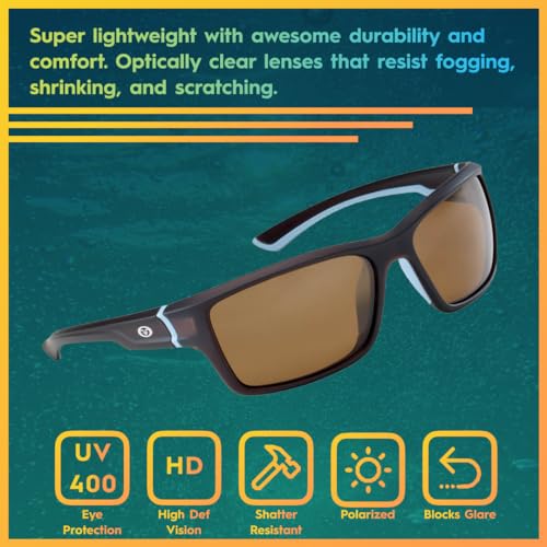 Flying Fisherman Cove Polarized Sunglasses with AcuTint UV Blocker for Fishing and Outdoor Sports2
