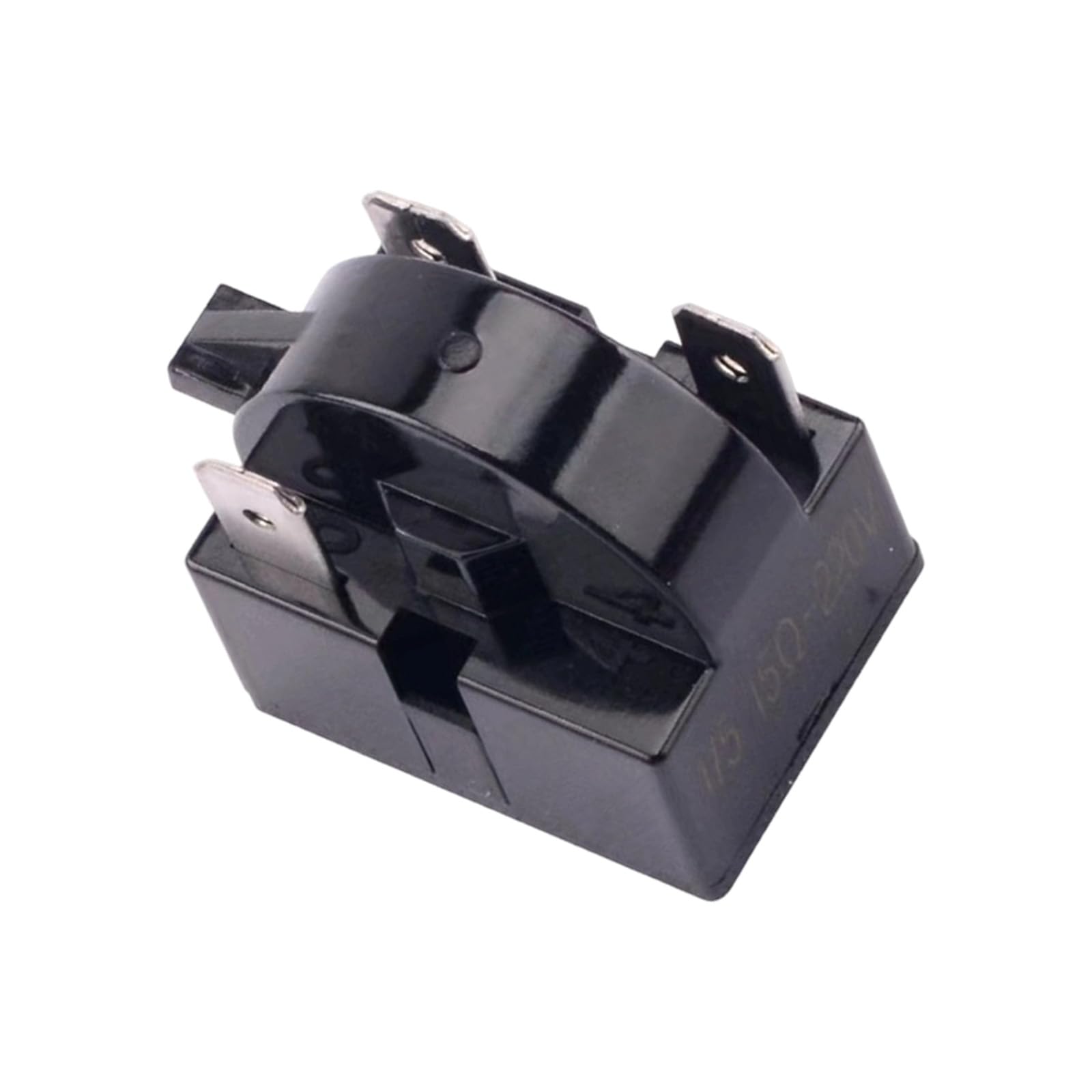 Asukohu 3-Pin 15 Ohm Cooling Unit Start Components And Overload Guard, Black Compressor Replacement Parts Compressor Starter Component Overload Guard Replacement Compact Refrigerator Repair Unit For Refrigerator