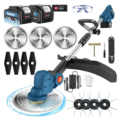 草刈り機 充電式 新しいアップグレードブラシレスモーター...