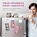 Levain & Co Photobooth Magnetic Photo Frames - Fun Magnet Picture Frame - Magnetic Frames for Refrigerator, Locker & More - Fridge Picture Frame Magnets - Magnetic Picture Frames for Refrigerator