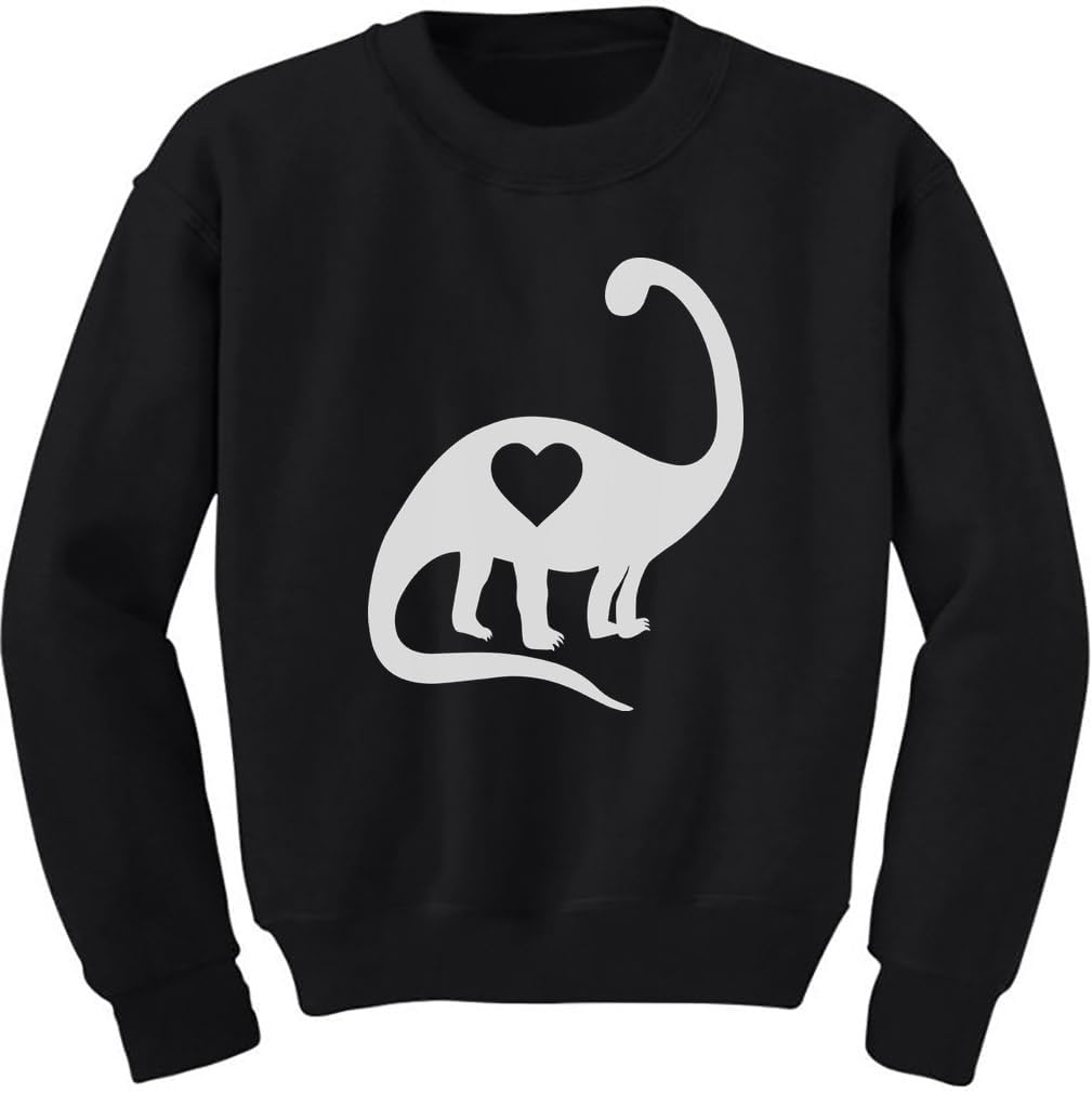Tstars Valentines Dino Heart for Girls Boys Toddler Kids Valentines Day Shirt Girl Boy Sweatshirt