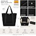 C K CrisKat Bolso Tote Grande Mujer Shopper de Lona Premium con Bolsillo Interior Grande Imagen de C K CrisKat Bolso Tote Grande Mujer Shopper de Lona Premium con Bolsillo Interior Grande