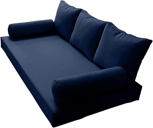 Prolinemax Style3 AD101 - Juego completo de 6 piezas de cojín de colchón para exteriores, tamaño individual, 6 piezas