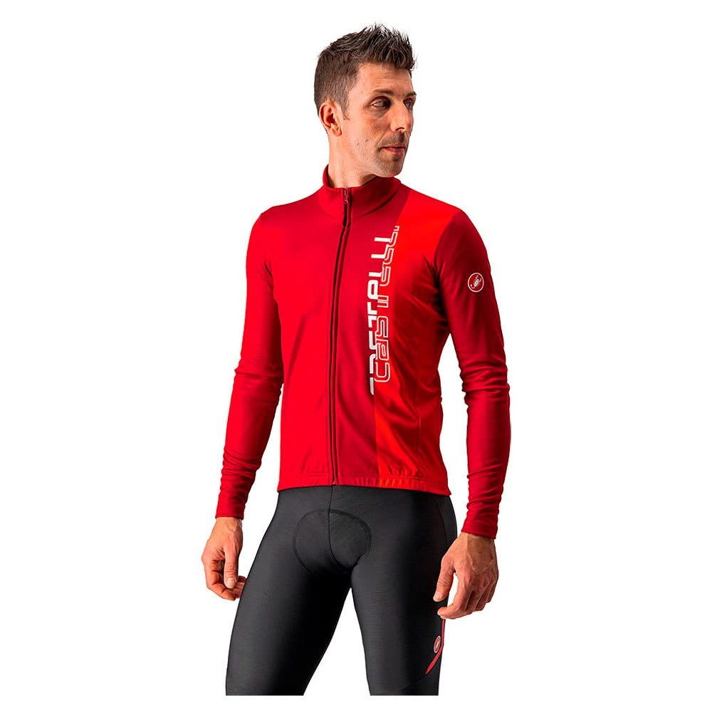 Castelli Traguardo Jersey FZ Large Pro Red/Red