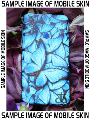 Image of AtOdds - Full Body Back Screen Guard Protector Film - Lamination Wrap Skin Sticker Compatible with REDMI 12 (5G) | Scratchproof Matte Finish (Design - Butterfly)