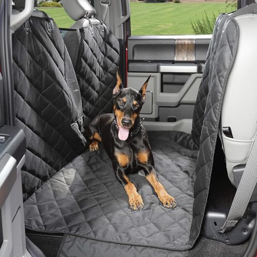 The Ultimate Guide to All-Weather Car Seat Covers for SUVs in Canada 4 4Knines Dog Floor Hammock for Truck & Crew Cab with Fold Up Seats – Back Seat Pet Cover for Dogs – Compatible with Ford F-150, GMC, Chevrolet, Toyota Full Size Trucks (Passenger Side Split, Black)