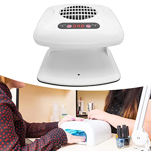 Sèche-ongles à une main, 300 W, détection par capteur, pour vernis gel UV, 2 modes (air chaud/froid), couleur blanche