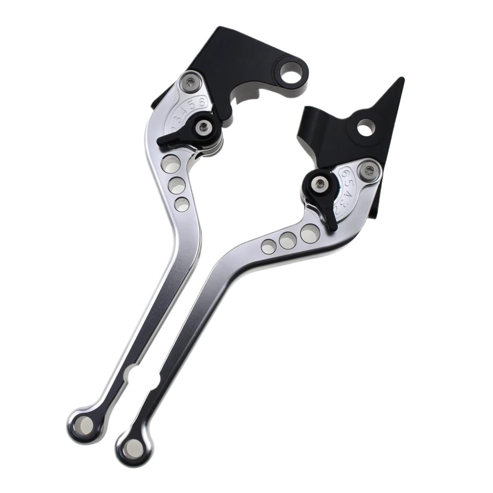 Mrbvhgpkut Long Silver Motorcycle Brake Clutch Motorcycle Handles Brake Clutch Levers For Fjr1300 2003