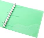 Filexec 6492, 1" Frosted Ring Binder, Set of 6, 6 Assorted Colors, Blueberry, Strawberry, Grape, Lime, Lemon, Tangerine