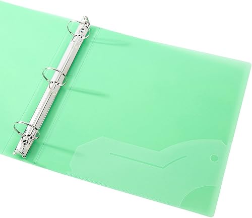 Miniatura 5 de Filexec 50003-6492 6492 carpeta de anillos esmerilados de 1 pulgada juego de 6 6 colores surtidos arándano fresa uva lima limón mandarina