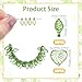100pcs Green Leaf Charms for DIY Jewelry Acrylic Leaf Beads Transparent Maple Tree Leaves Pendants for Crafting Cute Green Leaves Beads Caps for Necklaces Earrings Bracelets Nature-Inspired Pendants