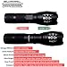 Bell+Howell TacLight Bright led Flashlight Tactical Flashlights Zoom Function 5 Modes 100,000 Hour Bulb Water Resistant Durable Mini Flashlight 5.4” x 1.6” Battery Powered 3X AAA