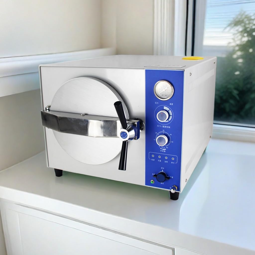24Litres Rapid Steam Sterilizer High Pressure Temperature Stainless Steel Lab Table Top Automatic Steam Autoclave Sterilization Equipment (TM-XB24J)