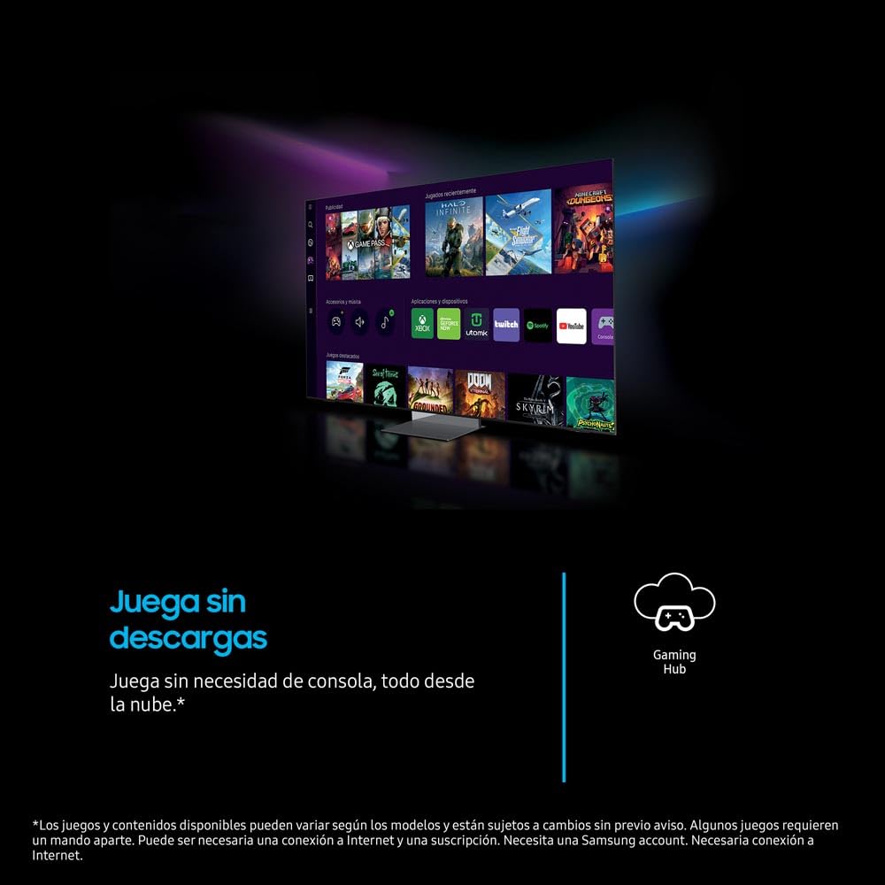 Samsung TU75U8005FUX, Smart TV 75", 4K Ultra HD QLED, HDR, LED [Versione Francese, Spagnola, Portoghese]