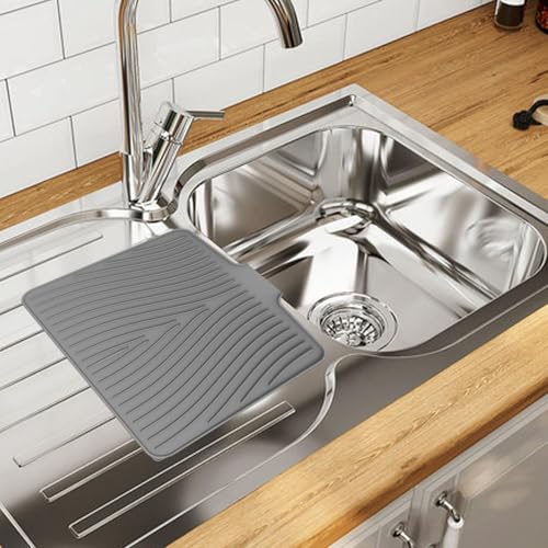 Tapis de séchage pour bols cuisine vaisselle silicone plat dessous de plat pour poêles