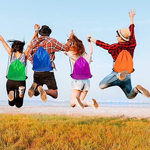 BRAMBLE Tassen met Trekkoord (43x34cm) - Verstevigde Hoeken - Duurzame Polyester Stof - Sporttas, Gymtas - Sport, Gym, School, Zwembad, Strand voor Kinderen & Volwassenen - Image 6