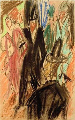 Art mural classique scène de rue Ernst Ludwig Kirchner