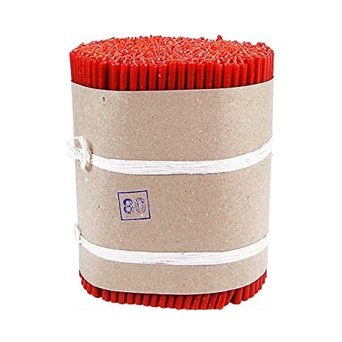 NKlaus - 243g velas de altar rojas sin hollín - velas finas de Pascua Cover