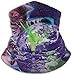Produktbild N/A Nahtlose Gesichtsmaske Bandanas Halswärmer Schal Gamaschen Weltraumkatze mit Augenlaser für Staub Outdoor Festivals Sport Winddicht Herren und Damen