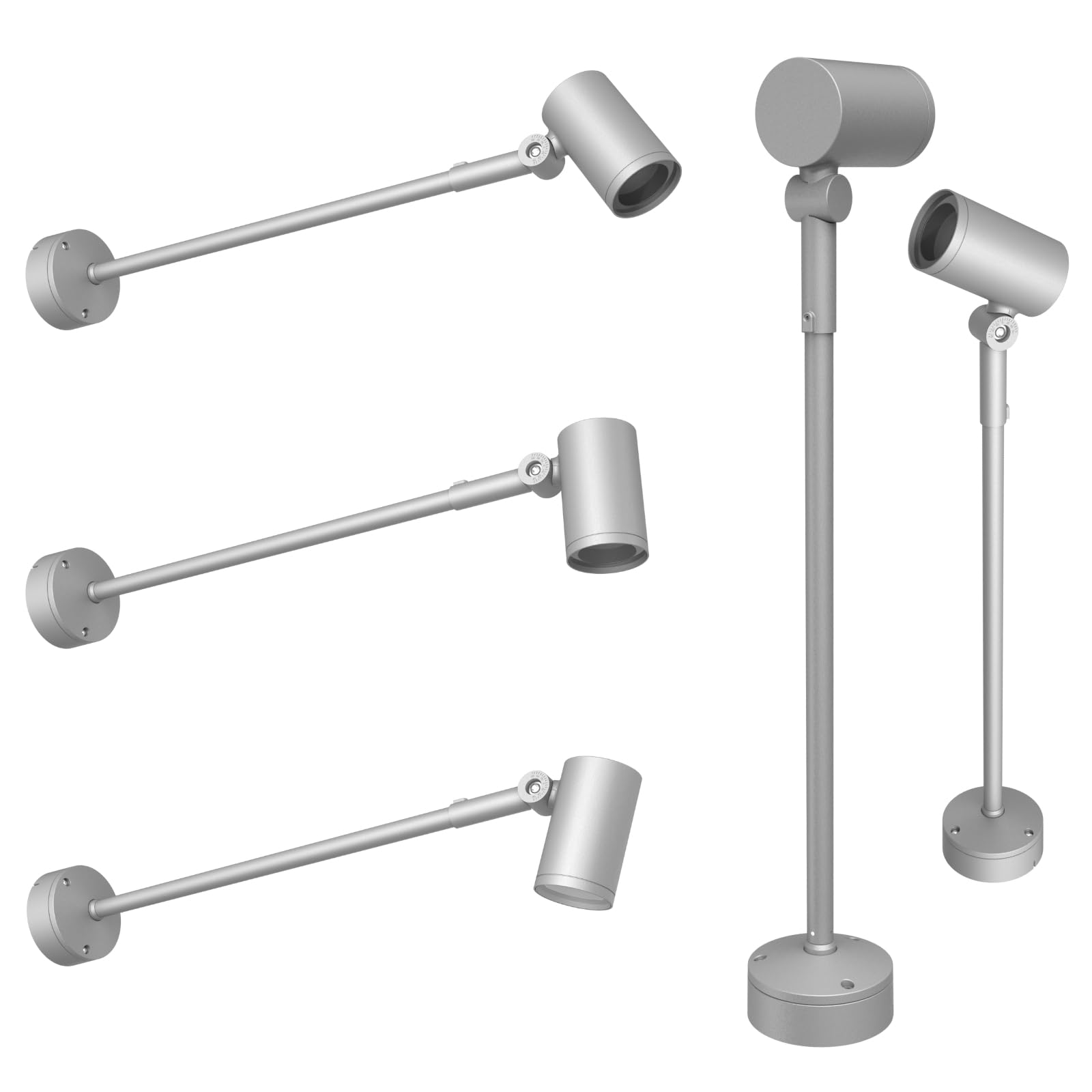 Display-7 Außenwandleuchte - GU10 Sockel - IP65 outdoor Displayleuchte zur Beleuchtung von Eingängen, Fassaden, Schaufenstern und als Werbebeleuchtung
