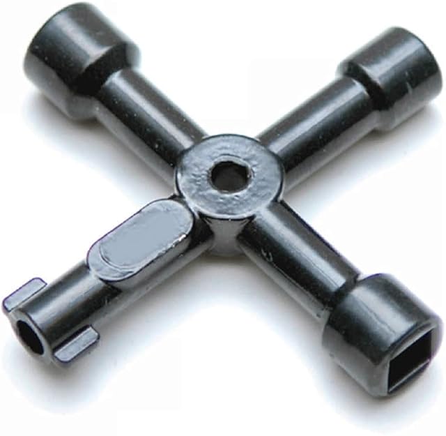 2 X Rolson 22460 4 Way Service Utility Key