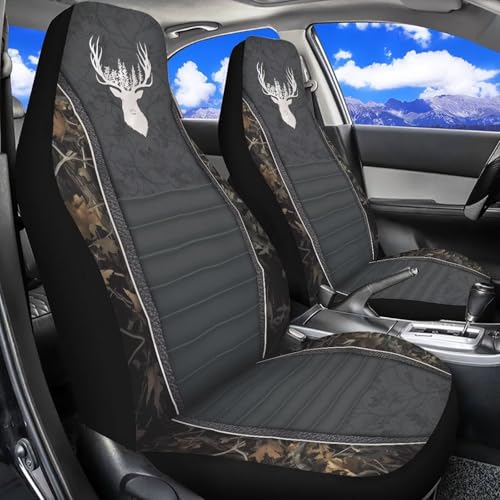 Housse de sieges auto camouflage pour la chasse et les sorties en foret en SUV
