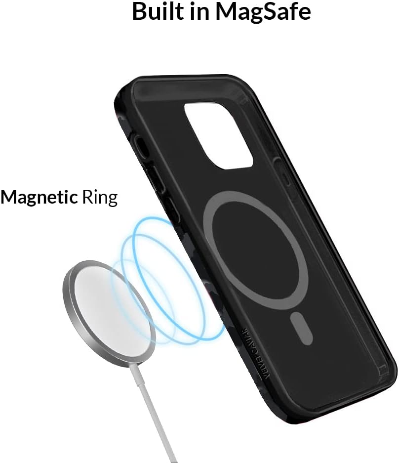 VELVET CAVIAR Black Leopard Cheetah Print Phone Case for iPhone 13 Pro - Compatible with MagSafe - 10ft Drop Tested - Image 6