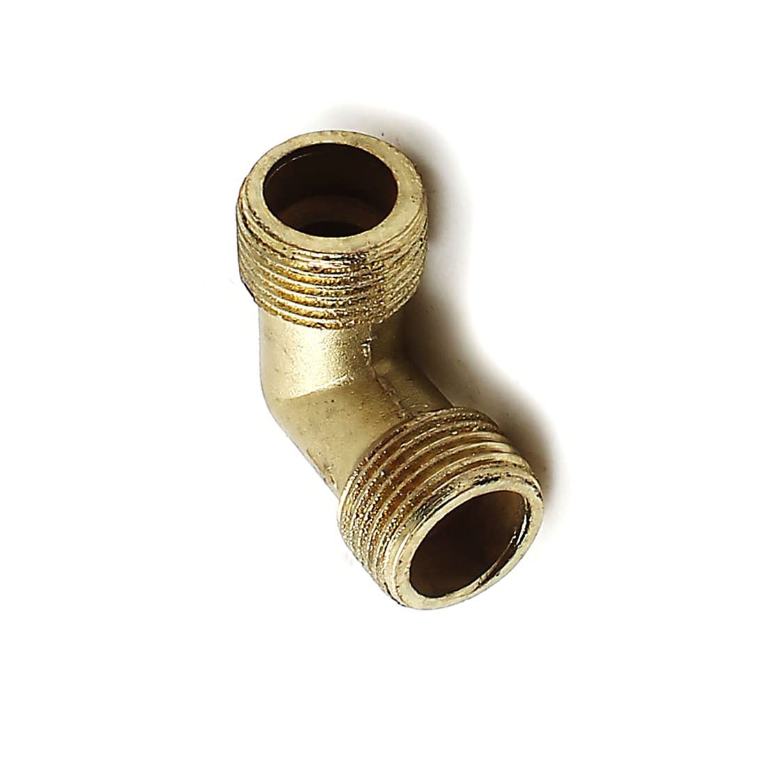 Gomito 90° 3/8 BSP Per Aria Compressa - Raccordo In Lega Di Zinco Dorato Per Tubi - Foto 6