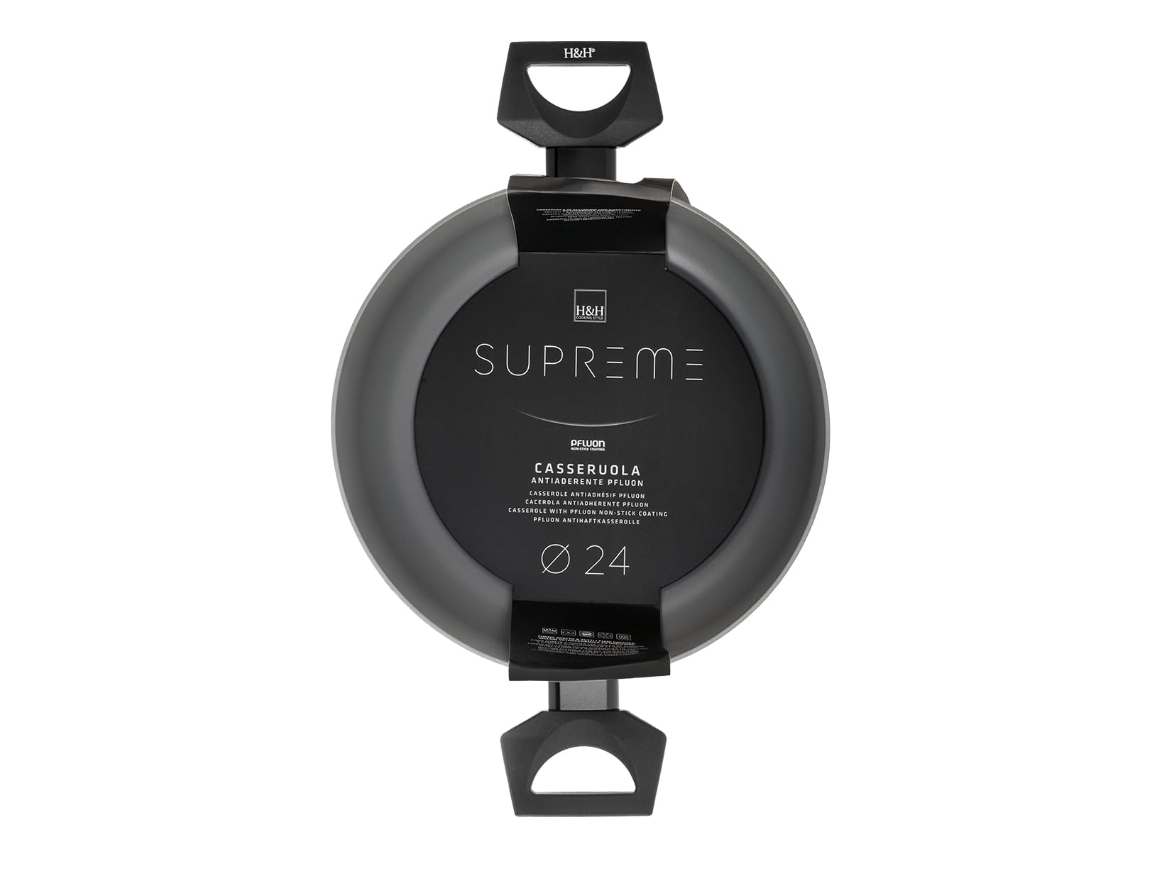 Casseruola antiaderente supreme de 24 cm para cocinar sin grasa