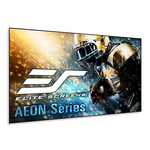 Image of Elite Screens Aeon 138 inch Fixed Frame Projector Screen 16:9 - Edge-Free Design, Wall Mounted, 8K /4K UHD, Compatible with Standard, Short & UST Projectors for Home Theater, AR138WH2