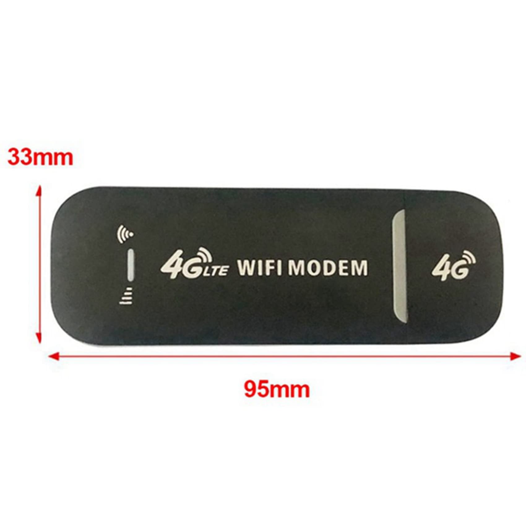 5X Adaptador de Red de MóDem USB 4G LTE con Punto de Acceso WiFi Tarjeta SIM Enrutador Inalámbrico 4G