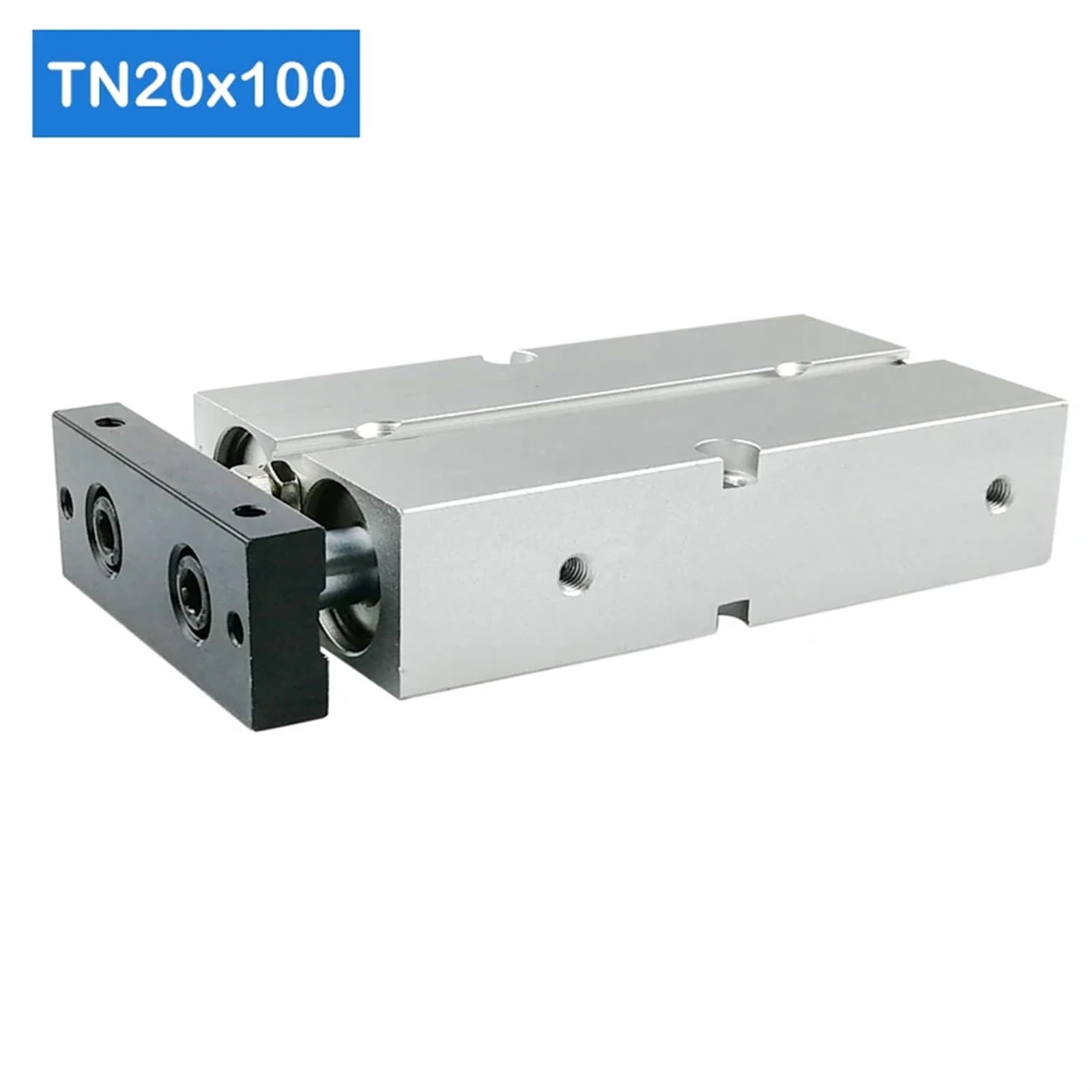 BIVOO TN20 * 100-S Cilindros de Aire compactos de 20 mm de diámetro y 100 mm de Carrera TN20X100-S Cilindro neumático de Aire de Doble acción