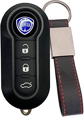 + LOGO INCLUSO + Portachiavi Generico Guscio + Logo Lancia Chiave Telecomando Lancia Y MUSA Delta Logo Lancia ypsolon