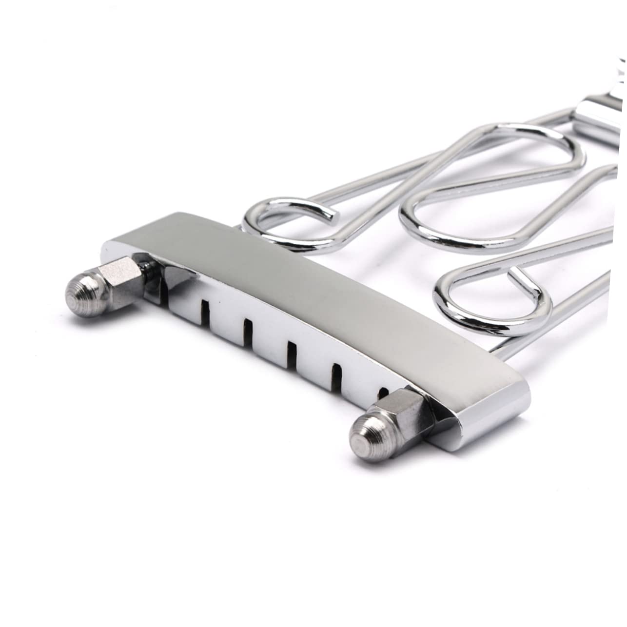 GOOHOCHY Vintage Guitar Bridge Ga411 Tailpiece for 6-string Archtop Jazz with Height-adjustable Bridge