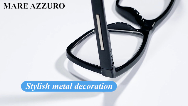 Amazon.com: MARE AZZURO Oversized Square Reading Glasses Men Large