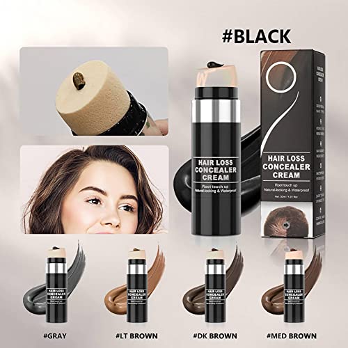 Creme corretivo para queda de cabelo,Caneta de retoque de raiz à prova d'água | Sombra de linha de